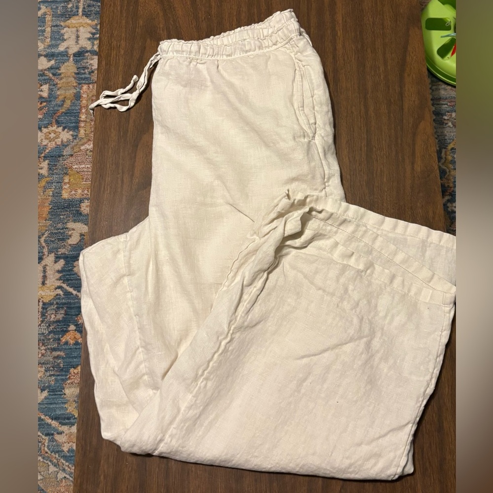 J.Crew Women’s Soleil Pants in linen - Picture 7 of 7
